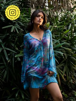 IT GIRL - Blue Ariel Dress