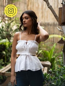 IT GIRL - White Dream Top