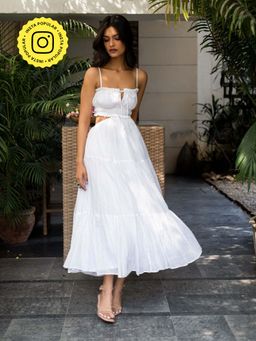 IT GIRL - White Valentina Dress