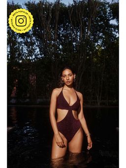 IT GIRL - Maroon Bad Romance Monikini
