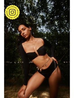 IT GIRL - Black Obsession Bikini Bottom