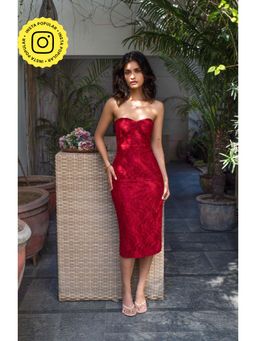 IT GIRL - Red Estella Dress