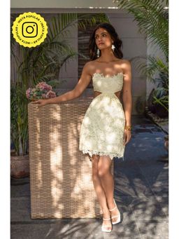 IT GIRL - Yellow Fleur Dress