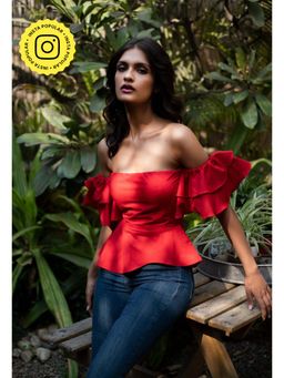 IT GIRL - Red Nina Top