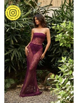 IT GIRL - Skinny Dipping Purple Dress