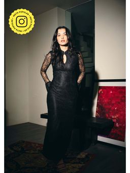 IT GIRL - Women Black Audrey Dress