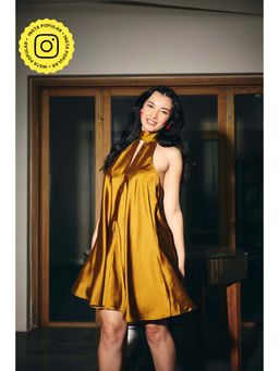 IT GIRL - Women Gold Kiera Dress