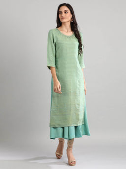 Aurelia - Green Embroidered Kurta