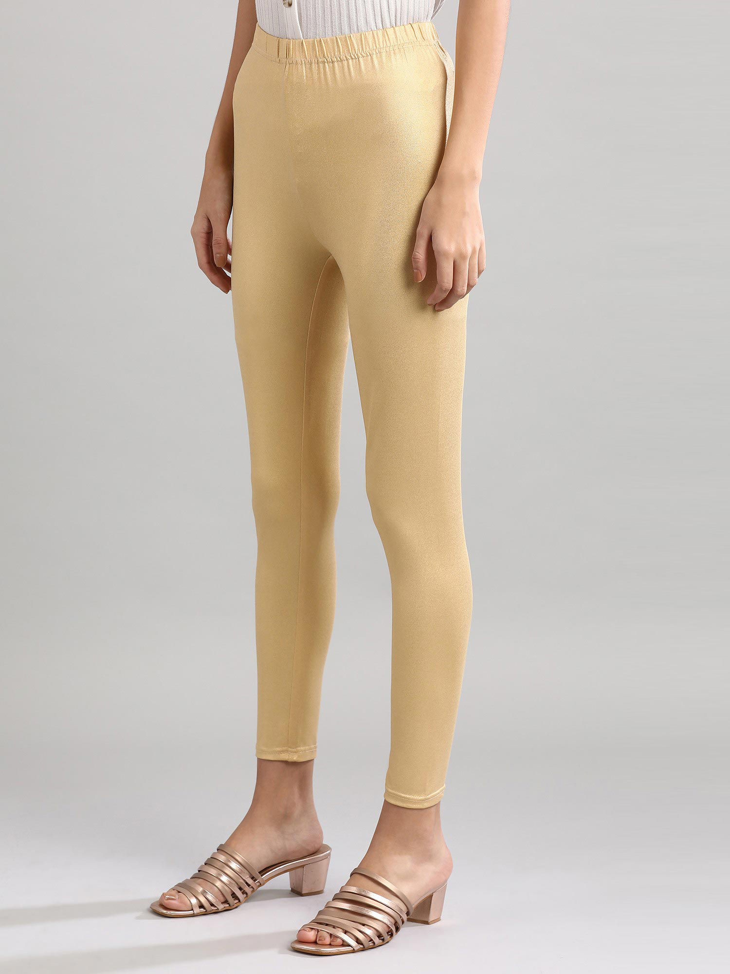 Aurelia Gold Knitted Tights 