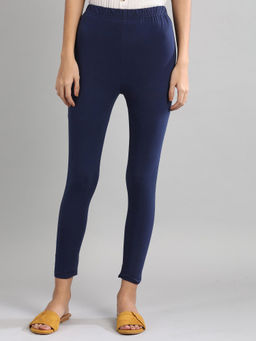 Aurelia - Blue Knitted Tights