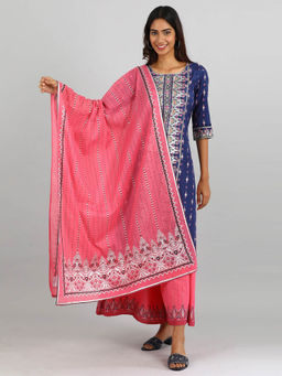 Aurelia - Yellow Printed Dupatta