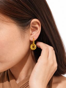 Sorele - Women Anti-Tarnish 18K Gold Plated Drop Earrings