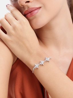 Estele - Regal Cz White Star Bracelet