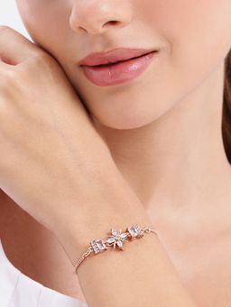 Estele - Luxe Cz White Star Bracelet