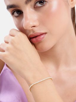Estele - Opulent Gold Finish Bracelet