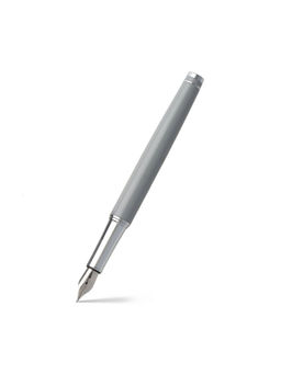 Hugo Boss - Ace Light Fountain Pen (Medium) Light Grey