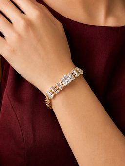 ARTKLIM - Royal Crystal Statement Anti-Tarnish Bracelet