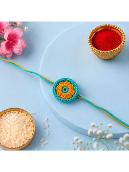 ISHKAARA - Handmade Bloom Flower Crochet Rakhi
