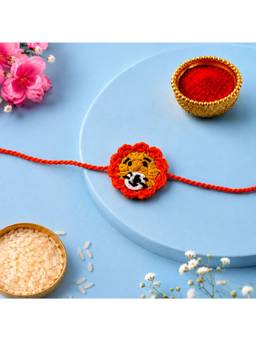 ISHKAARA - Handmade Little Lion Crochet Rakhi