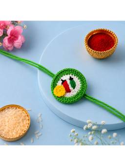 ISHKAARA - Handmade Nazar Battu Crochet Rakhi