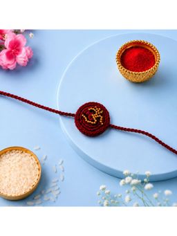 ISHKAARA - Handmade Om Crochet Rakhi