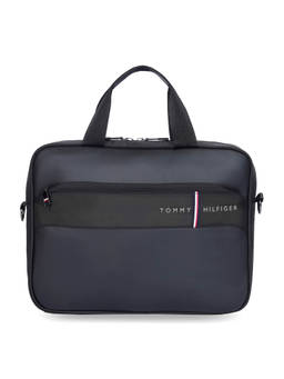 Tommy Hilfiger - Black Laptop Messenger Bag