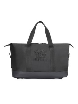 Tommy Hilfiger - Black Duffle Bag with Detachable Strap