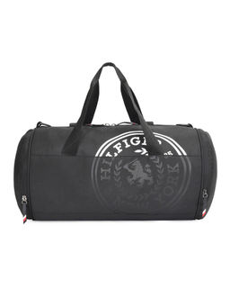 Tommy Hilfiger - Black Duffle Bag with Detachable Strap