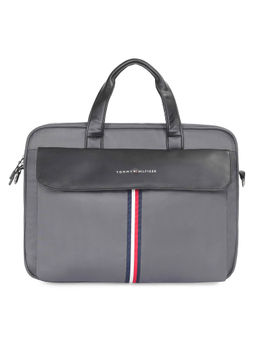 Tommy Hilfiger - Grey Laptop Messenger Bag