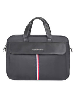 Tommy Hilfiger - Black Laptop Messenger Bag