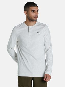 Puma - Henley Men White T-shirt