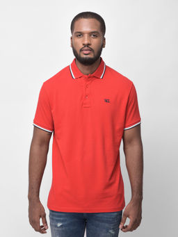 WOODLAND - Red Polo T-shirt