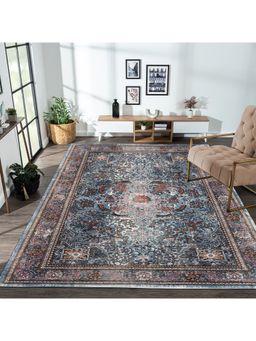 OBSESSIONS - Anti-Static Traditional Machine Made Carpet (L)170 x (W)120, Blue