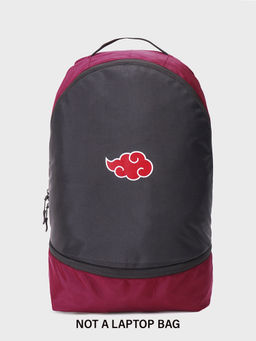 Bewakoof - Unisex Black Akatsuki Cloud Printed Small Backpack