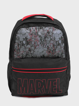 Bewakoof - Unisex Black Marvel Printed Laptop Backpack