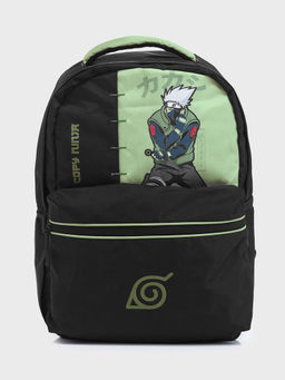 Bewakoof - Unisex Black Kakashi Printed Laptop Backpack