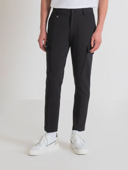 Antony Morato - Men Black Solid Mid-Rise Skinny Fit Trousers