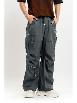 FREAKINS - Men's Grey Parachute Cargo Pant