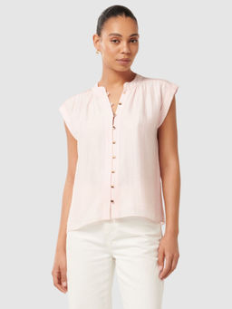 Forever New - Light Pink Uma Cuffed Shirt
