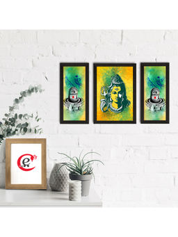 eCraftIndia - Lord Shiva Satin Matt Textured Uv Art Painting