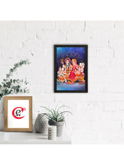 eCraftIndia - Shiv Parivar Religious Satin Matt Texture Uv Art Painting