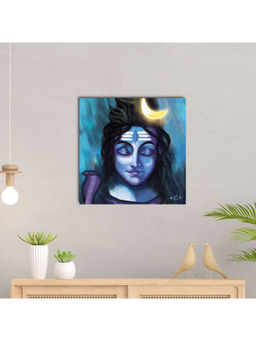 eCraftIndia - Beautiful Lord Shiva Portrait Original Design Canvas Printed Wall Painting