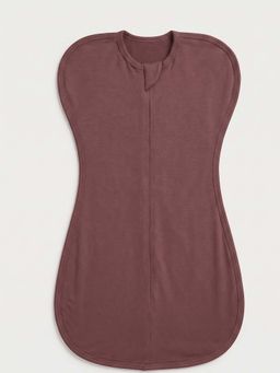 Cocoon Care - Brown Bamboo Cotton Solid Arms Up Sleeping Pod for Baby