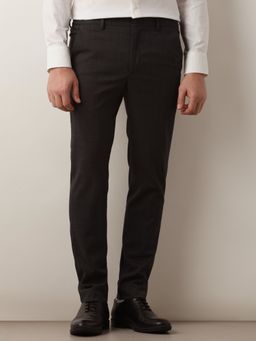 Selected - Grey Check Slim Fit Formal Trouser
