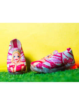 toothless - Kids Girls Barbie Pink Casual Sneakers