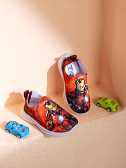 toothless - Kids Boys Marvel Avengers Red Casual Sneakers
