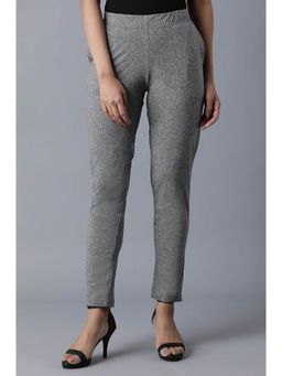 Elleven - Grey Ankle Length Palazzo
