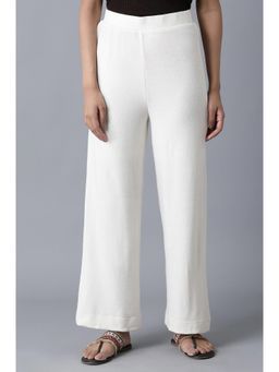 Elleven - White Ankle Length Palazzo