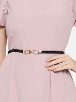 Twenty Dresses by Nykaa Fashion - Black A Little Bit Sassy Belt