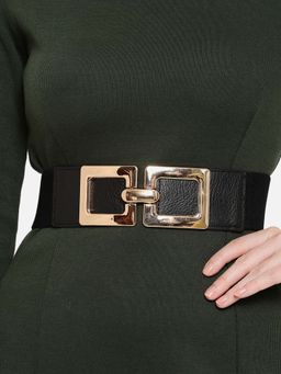 Twenty Dresses by Nykaa Fashion - Black Realize Your Worth Belt